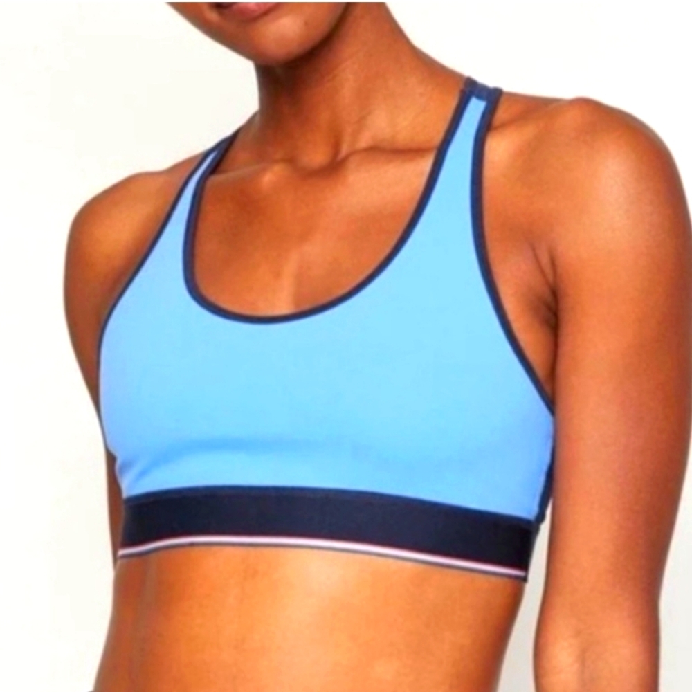 Fourlaps Circuit‎ Sports Bra Workout Activewear Navy Black Large